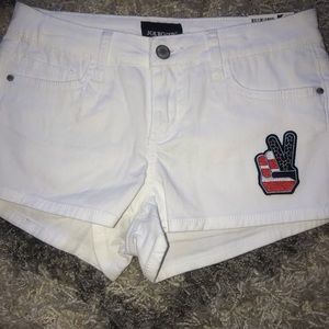 JOE BOXER White denim shorts size 1